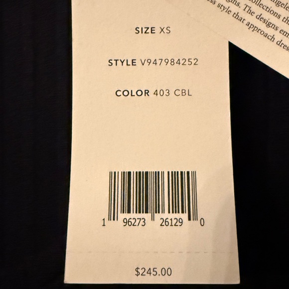 NEW Vince Womens Rib Scoop Nk Dress Coastal XS $245 - Picture 5 of 6